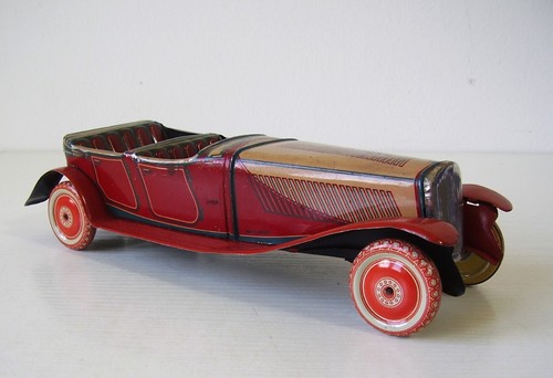 Antica auto latta - auto, in